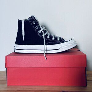 Converse Chuck 70 Canvas Black Egret Womens 7.5 / Mens 5.5